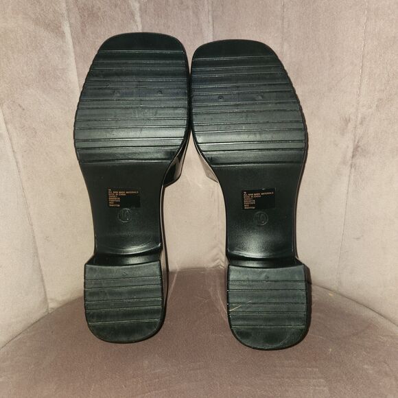 NWT Wild Fable Women's 2" Chunky Block Low Heel Slip On Sandals Open Toe Size 10 - Picture 4 of 5